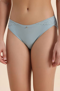 Zivame La Flamme Low Rise Full Coverage Bikini Panty - Grey Mist — thumbnail 4